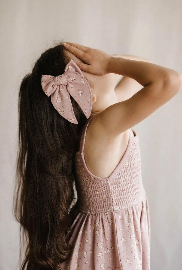 Organic Cotton Bow | Lulu Floral