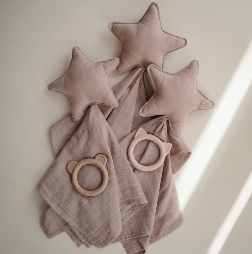 Star Lovey Blanket | Natural