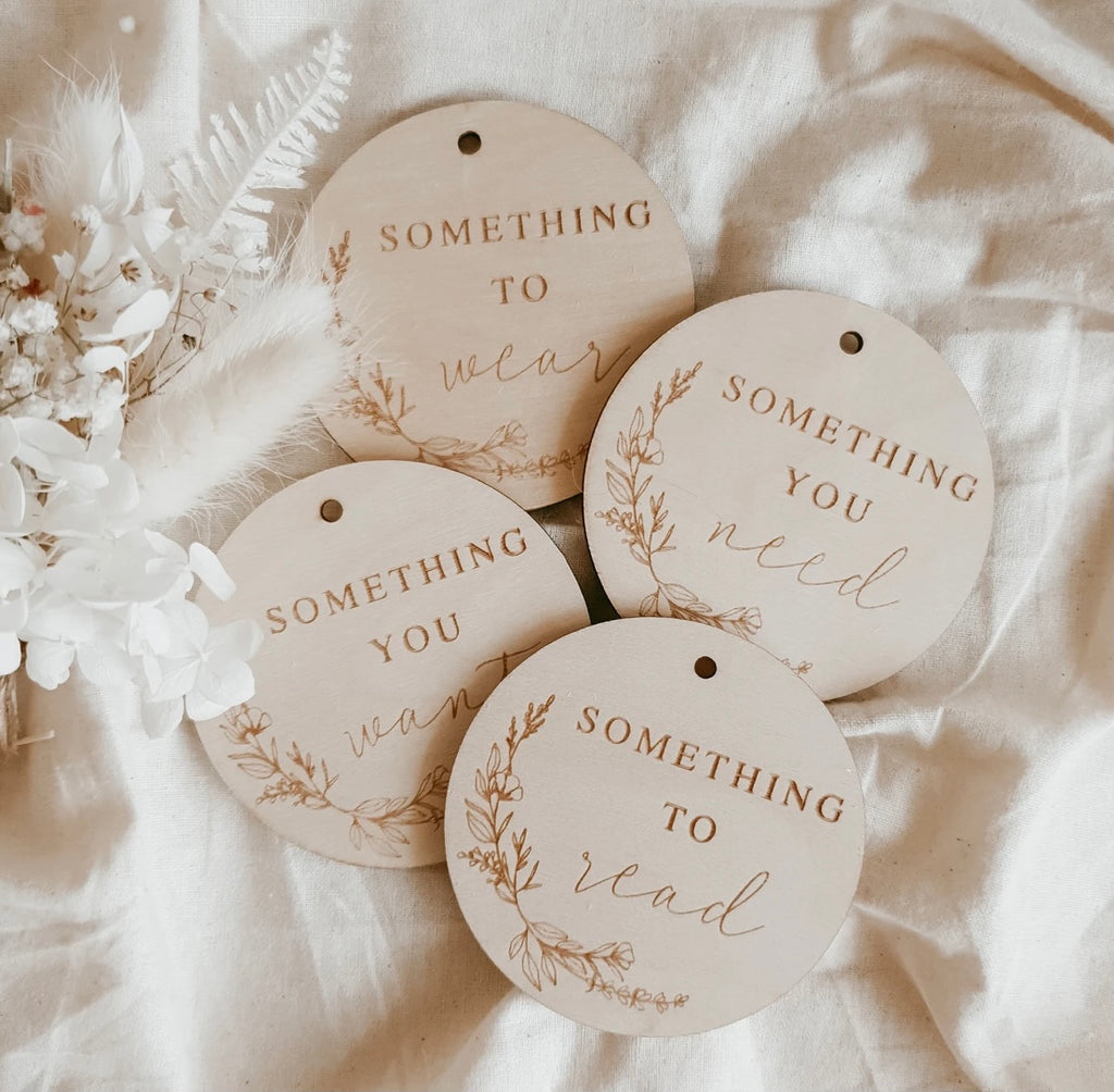 Mindful Wooden Gift Tags | Christmas Circle