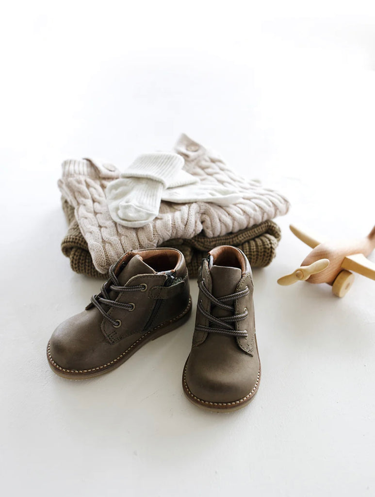 Jamie Kay Leather Boot | Olive